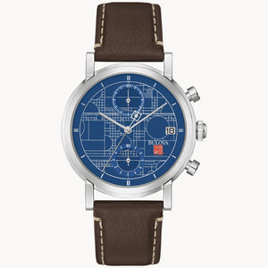 Watch - Frank Lloyd Wright - Blueprint Chronograph