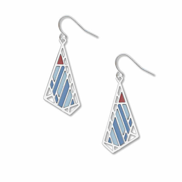 Earrings - Dana Thomas Blue Butterfly