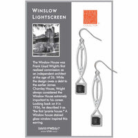 Earrings -  Winslow Black Lightscreen