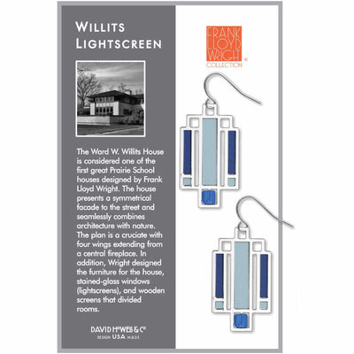 Earrings -  Willits Sapphire Lightscreen