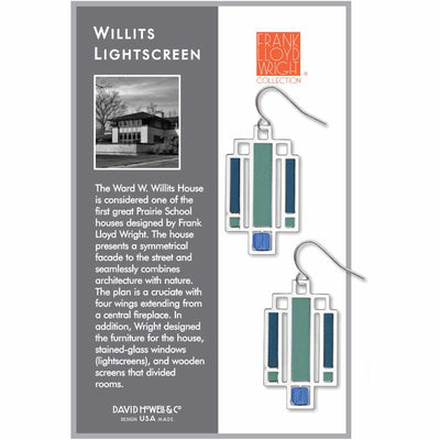 Earrings -  Willits Cobalt Lightscreen