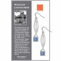 Earrings -  Winslow Sapphire Lightscreen