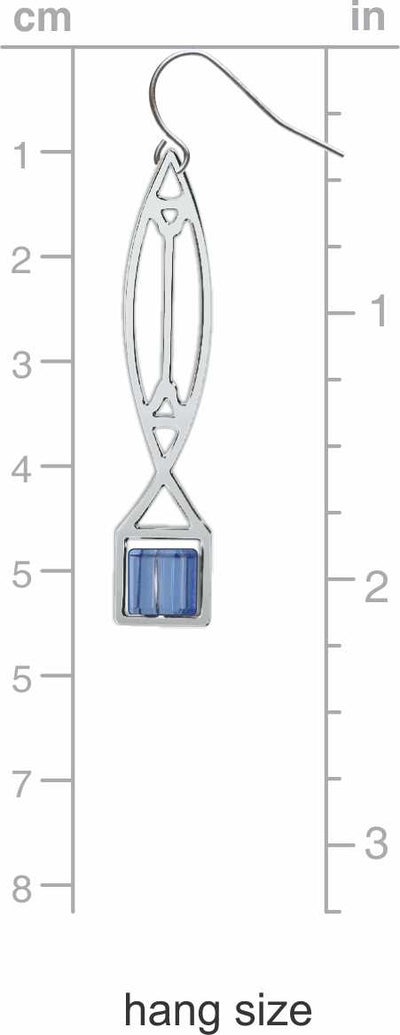 Earrings -  Winslow Sapphire Lightscreen