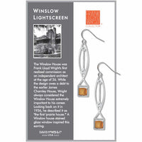 Earrings -  Winslow Topaz Lightscreen