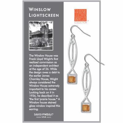 Earrings -  Winslow Topaz Lightscreen