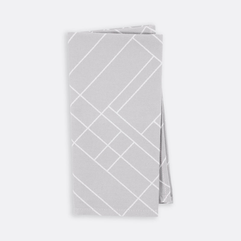 Napkin - Jacquard Oak Park Napkin - Gray