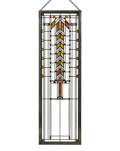 Stained Glass -  Barton House Buffet Door Window Panel