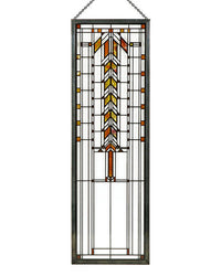 Stained Glass -  Barton House Buffet Door Window Panel