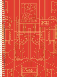 Frank Lloyd Wright 12 Month 2025 Planner Calendar