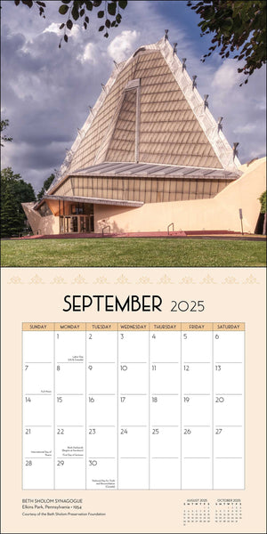 Frank Lloyd Wright Architecture 2025 Photography Wall Calendar