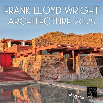 Frank Lloyd Wright Architecture 2025 Photography Wall Calendar