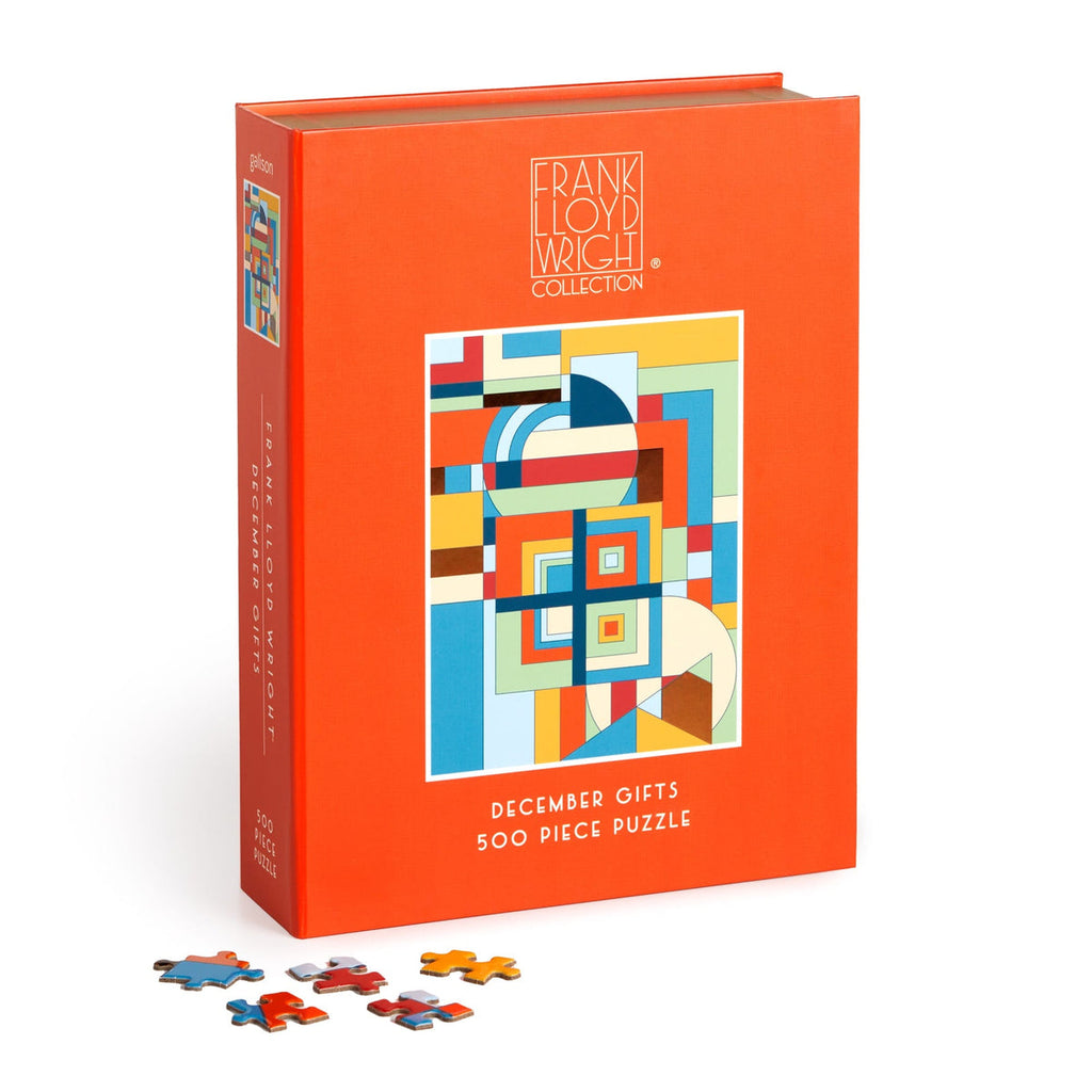 Frank Lloyd Wright December Gifts Book Puzzle, 500 pieces