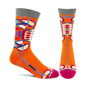 FLW - Drink - Orange  - Mens Socks - M/L