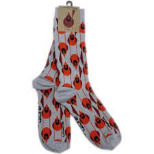 Charley Harper Cardinal Socks - Grey, Medium/Large